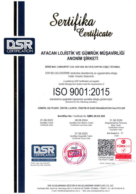 ISO 9001 · Kalite Yönetimi